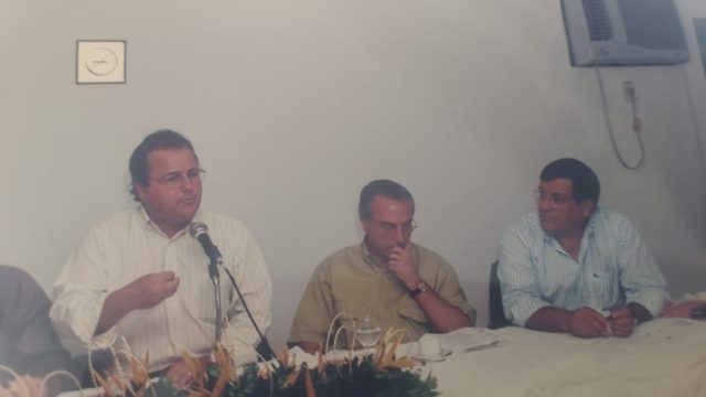 Gedel, Michel Temer, Benito Gama